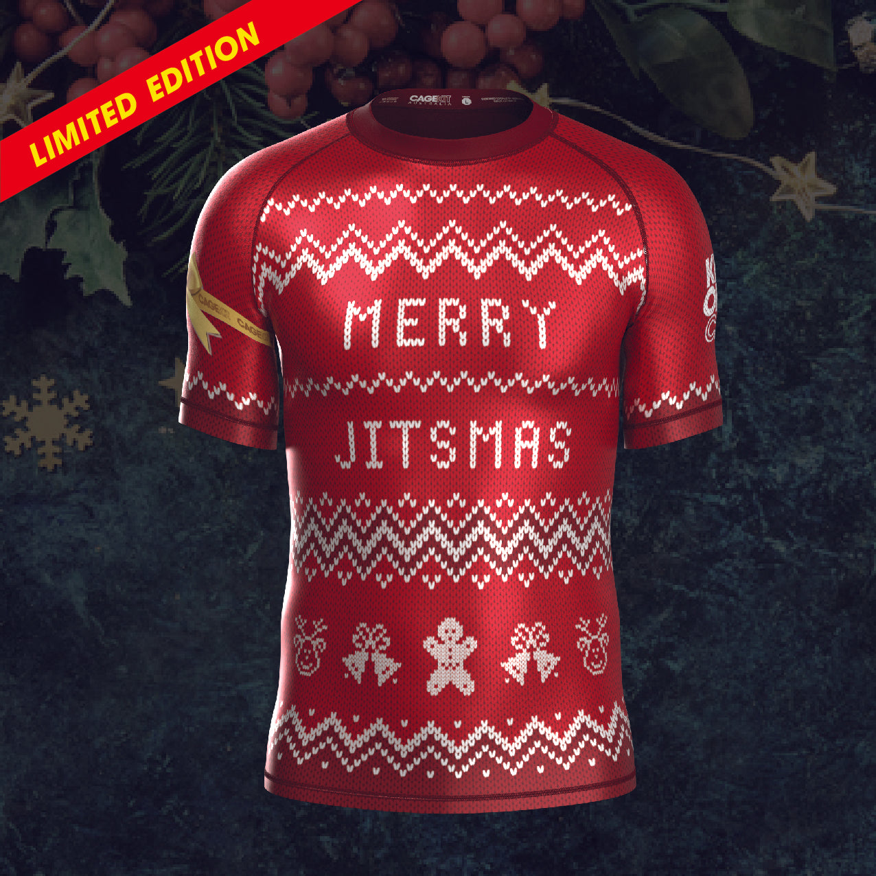 UGLY SWEATER RASH GUARD Limited Edition